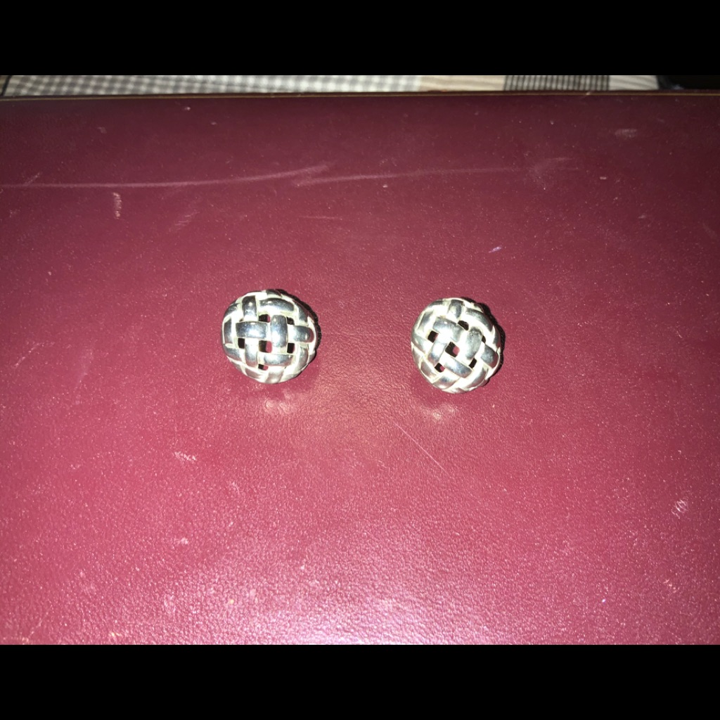Givenchy Pierced Earrings. 3/4 In. Diameter.